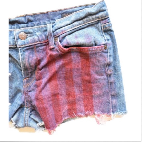 Citizens of Humanity American Flag Shorts Sz 29 - Picture 3 of 8